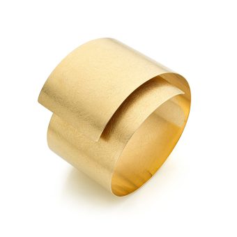 MOYA sheet bracelet 40mm 18k yellow
